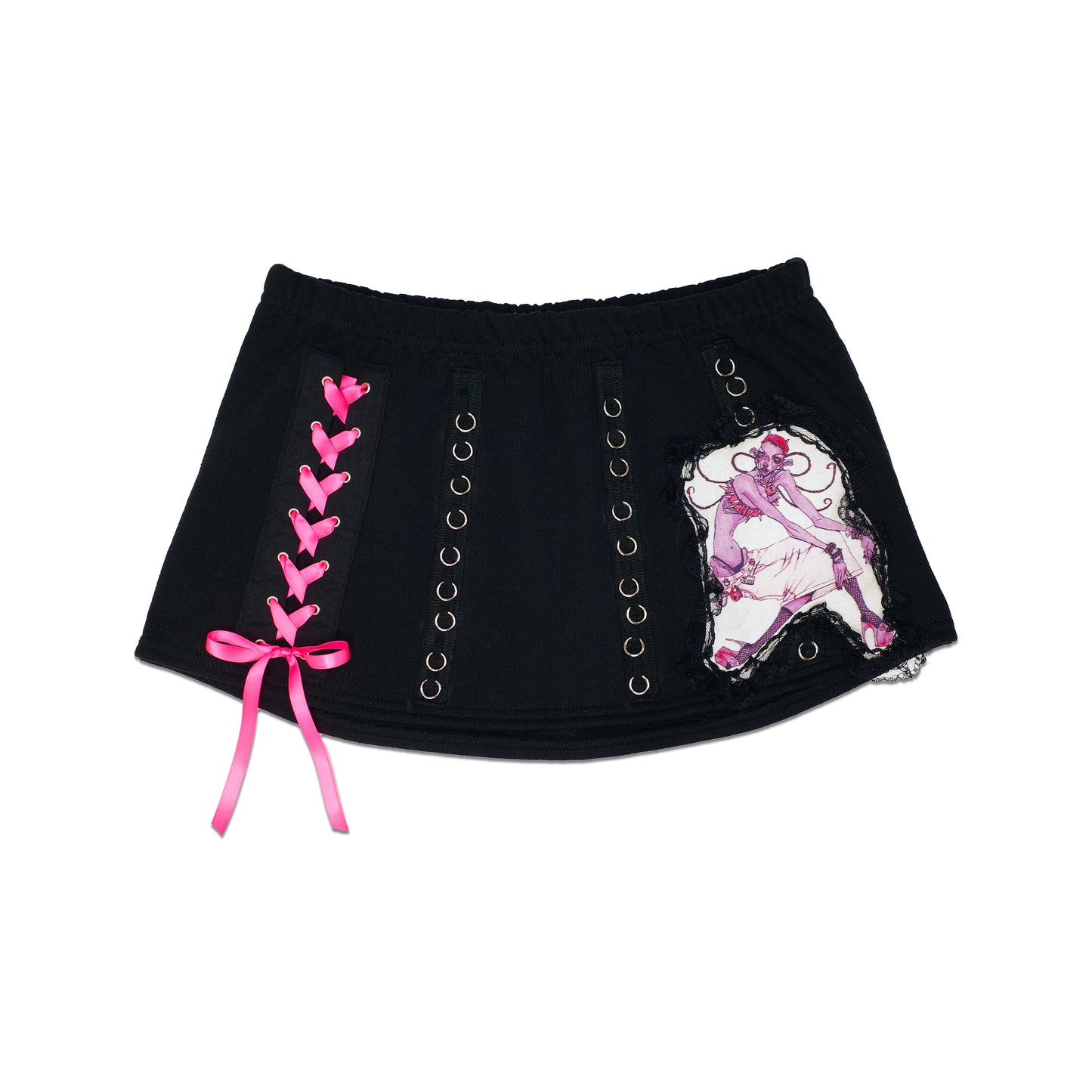 MINDBLOWN x GUVMANIAN BOW MINI SKIRT