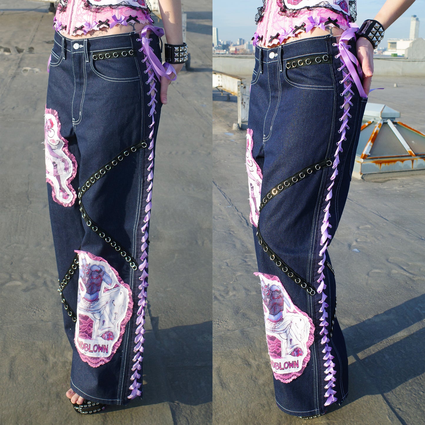 MINDBLOWN x GUVMANIAN HARD CANDY DENIM PANT